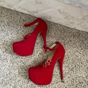 Sexy Red Platform Shoes